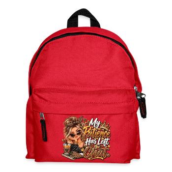 Meine Geduld Ist Weg Vom Chat - Kinder Rucksack - Rot - Vorne