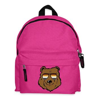 BEAR GAY LGBT PRIDE Bear Community - Kinder Rucksack - Fuchsia - Vorne