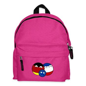 Countryball Germany France EU - Brexit - Kinder Rucksack - Fuchsia - Vorne