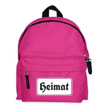Heimat - Kinder Rucksack - Fuchsia - Vorne