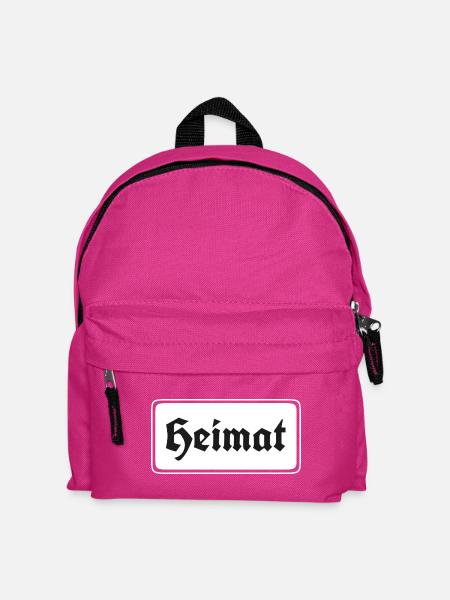 Heimat - Kinder Rucksack - Fuchsia