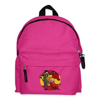 Es lebe der Stierkampf - Kinder Rucksack - Fuchsia - Vorne