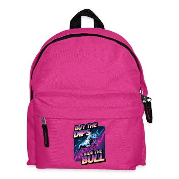 Kaufen Sie die Dips Reiten Sie den Bullen - Kinder Rucksack - Fuchsia - Vorne