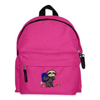 Sloth Rucksack Fautier Exkurs Wanderung - Kinder Rucksack - Fuchsia - Vorne