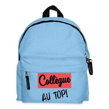 KOLLEGE. ANFANGEN. RUHESTAND - Kinder Rucksack - Hellblau - Vorne