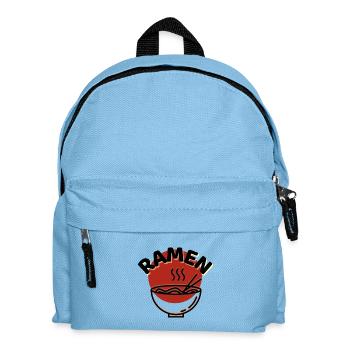 Shoyu Ramen ist eine köstliche japanische Suppe - Ich liebe Ramen - Kinder Rucksack - Hellblau - Vorne