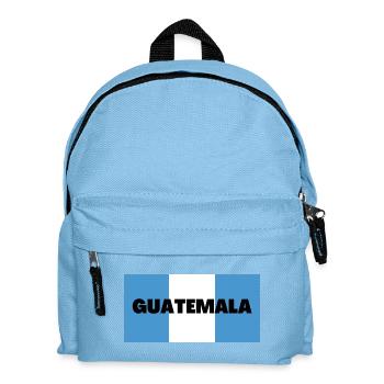 Guatemala dans Les couleurs du drapeau guatémaltèque - Sac à dos Enfant - bleu clair - Devant