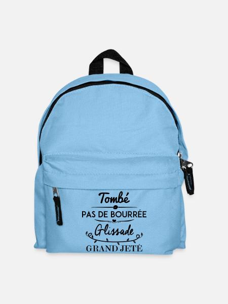 Ballett Spruch - Kinder Rucksack - Hellblau