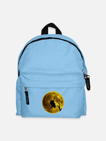 Eule - Kinder Rucksack - Hellblau