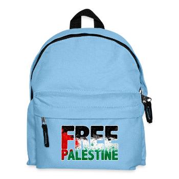 free Palestine - Kids' Backpack - light blue - Front