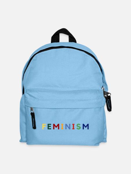 Feminism - Kinder Rucksack - Hellblau