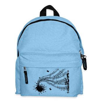 Music Scores Music Musician Sheet Music Sheet Notes - Kids' Backpack - light blue - Front