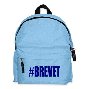 FERRY. BACCALAUREAT. PATENT. DNB. EXAMINATION. WELL DONE - Kids' Backpack - light blue - Front