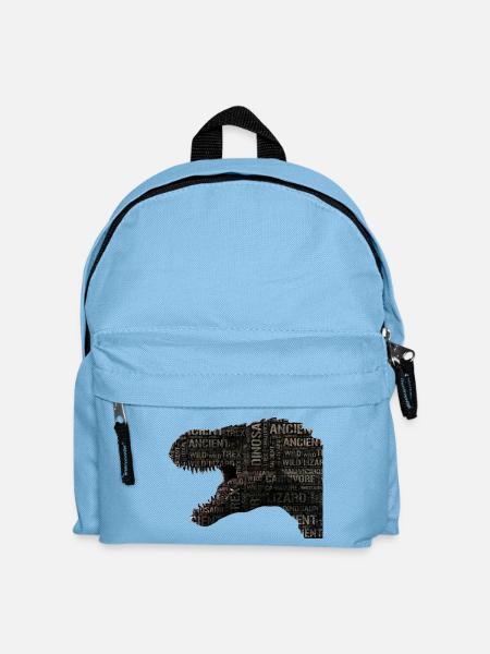 Dinosaurier - Kinder Rucksack - Hellblau
