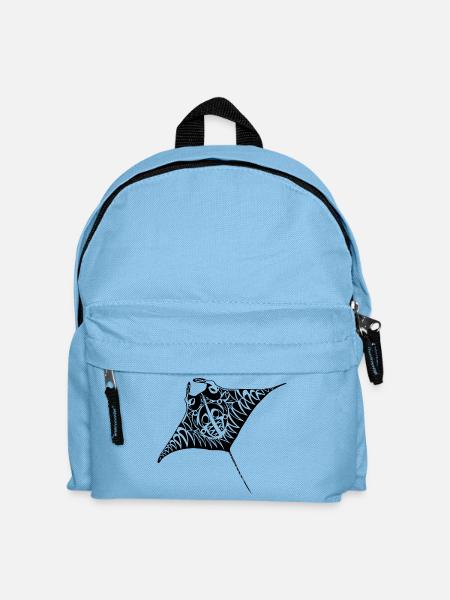 mantaray maori blk - Kinder Rucksack - Hellblau