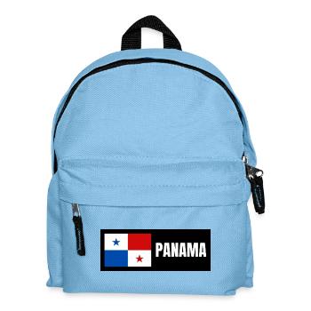 Drapeau du Panama - Sac à dos Enfant - bleu clair - Devant