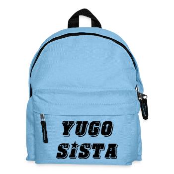 Yugo sista - united style of Balkan - Kids' Backpack - light blue - Front