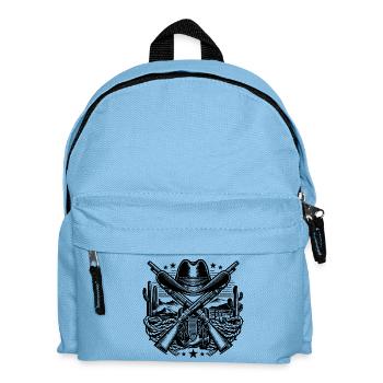 Western Logo 2 - Kids' Backpack - light blue - Front