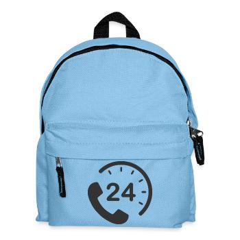 24/7 h Service - Kids' Backpack - light blue - Front