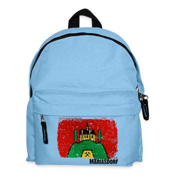 the market town of Mariasdorf in southern Burgenland - Kids' Backpack - light blue - Front