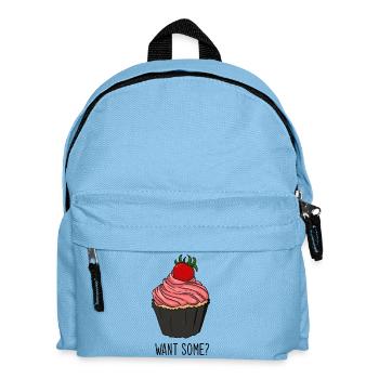 Muffin - Kinder Rucksack - Hellblau - Vorne
