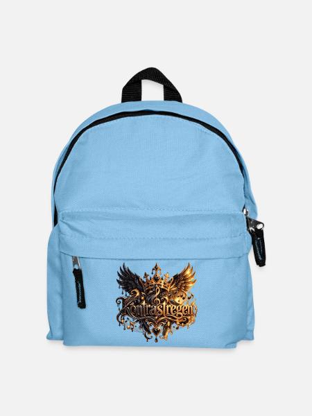 Königlicher Kontrastregen - Kinder Rucksack - Hellblau