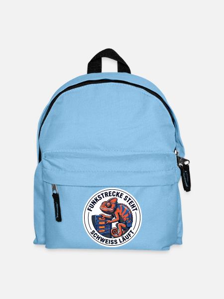 Funkstrecken Tontechniker Theater Drahtlos - Kinder Rucksack - Hellblau