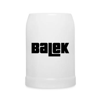 Balek - Chope en céramique - blanc - Devant