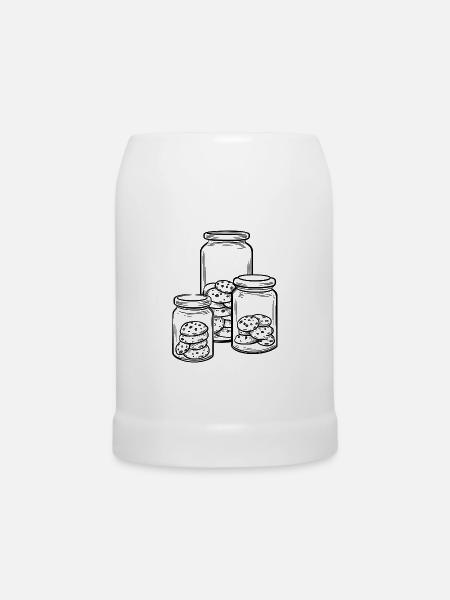 kekse - Bierkrug - Weiß