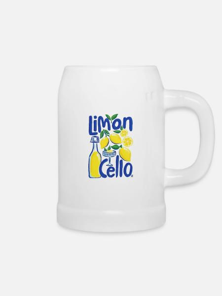 Cooles Design - Bierkrug - Weiß