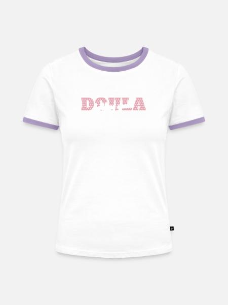Doula hält den Raum - Frauen Kontrast-T-Shirt - 