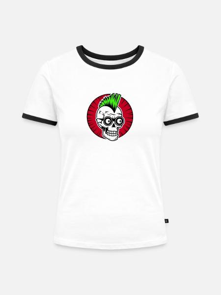 Punk's not dead just older - Frauen Kontrast-T-Shirt -