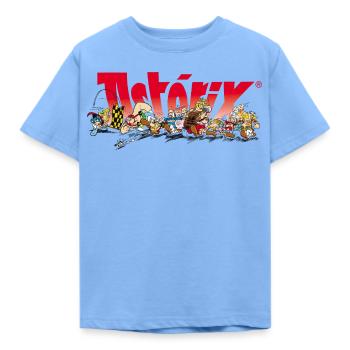Asterix & Obelix Start For The Run - Kids' T-Shirt - sky blue - Front - AI Model Kid Male (0cm)
