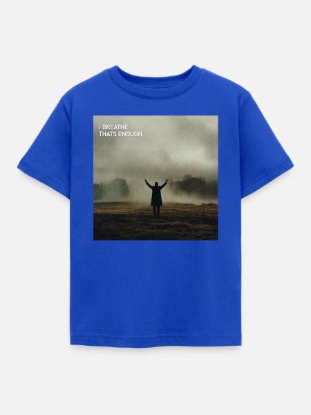 Ich atme. Das reicht. - Kinder T-Shirt - Royalblau