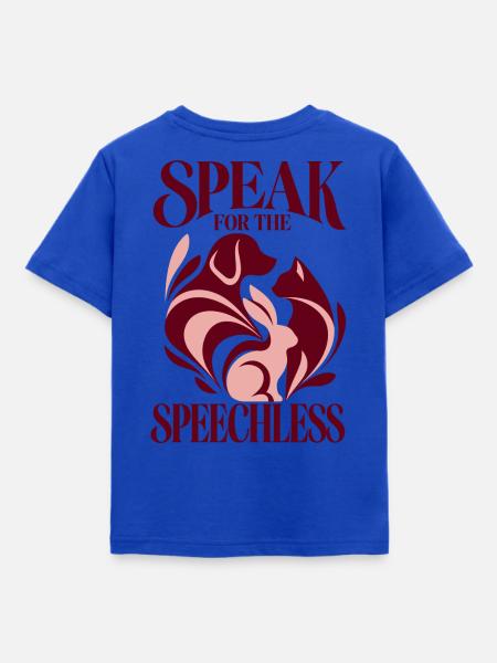 Speak For The Speechless - Kinder T-Shirt - Royalblau