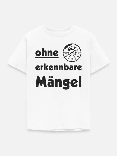 ohne erkennbare Mängel TÜV - Kinder T-Shirt - Weiß