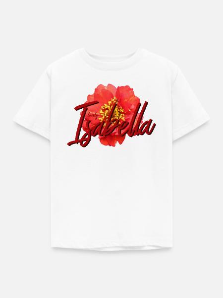 Isabella - Kinder T-Shirt - Weiß