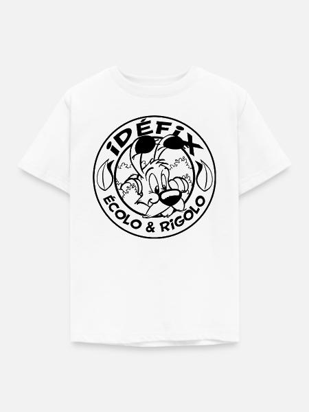 Asterix & Obelix - Idefix Ecolo & Rigolo - Kinder T-Shirt - Weiß
