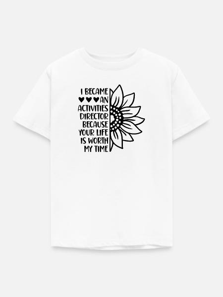 Activity Director Spruch Wertschätzung - Kinder T-Shirt - Weiß