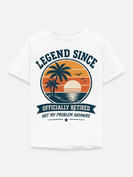 Ruhestand Strandlegende - Kinder T-Shirt - Weiß