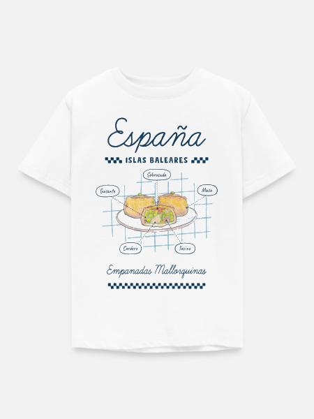 Mallorquinische Empanadas - Kinder T-Shirt - Weiß