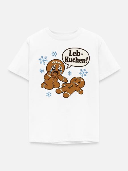 Leb-Kuchen! – Weihnachten Kinder - Kinder T-Shirt - Weiß