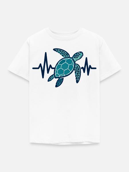 Schildkröte_Liebhaber_Geschenk_Shirt - Kinder T-Shirt - Weiß