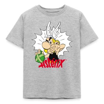 Asterix & Obelix - Asterix With Elixir - Kids' T-Shirt - heather grey - Front - AI Model Kid Male (0cm)