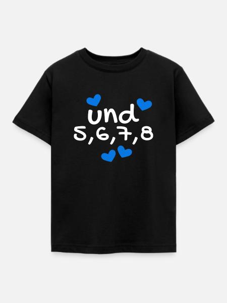 Tanzen Tanz Tanzkurs Rhythmus - Kinder T-Shirt - Schwarz