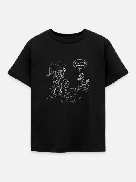What the Quack?! - Kinder T-Shirt - Schwarz