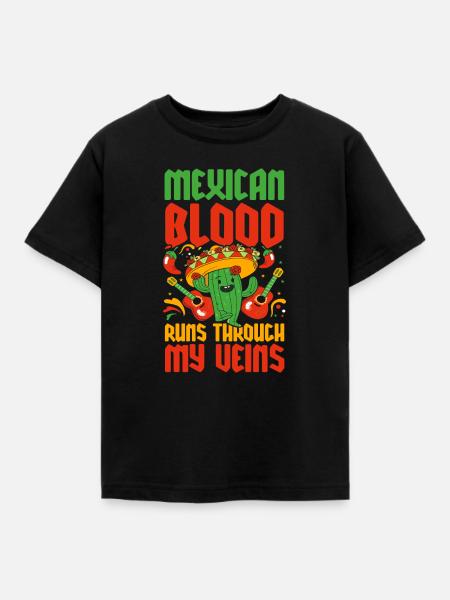 Mexican Mexico - Kinder T-Shirt - Schwarz