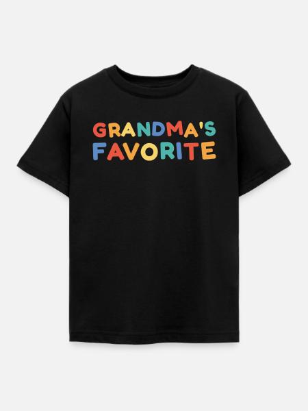 Omas Lieblings - Kinder T-Shirt - Schwarz