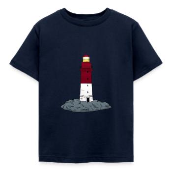 Leuchtturm - Kinder T-Shirt - Navy - Vorne - AI Model Kid Female (0cm)