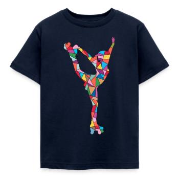 Rollschuh Kinder Roller Skating Mädchen Rollschuhe - Kinder T-Shirt - Navy - Vorne - AI Model Kid Female (0cm)